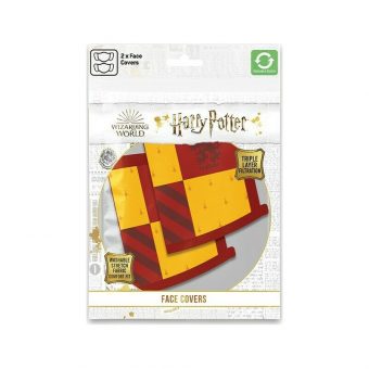 Pyramid Harry Potter "Gryffindor Logo" Face Covering Mask 2-Pack GP85567 - Image 3