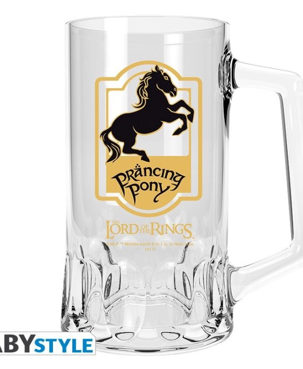 Abysse Lord of the Rings "Prancing Pony" 500ml Beer Glass ABYVER024