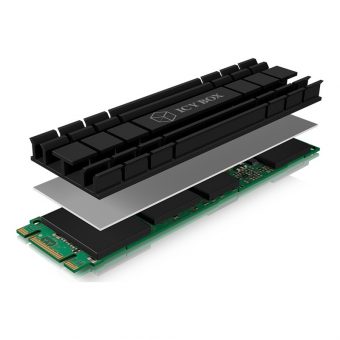 RaidSonic Icy Box M.2 SSD HeatSink PS5 Compatible IB-M2HS-PS5 - Image 2
