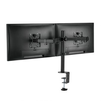 Logilink Dual Monitor Mount for 17"-32" screens with arm length adjustable Steel BP0098 - Image 2