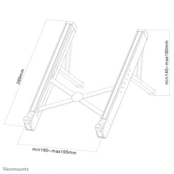 Neomounts by Newstar foldable laptop stand NSLS010 - Image 6