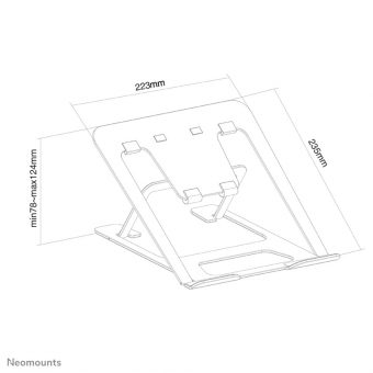Neomounts by Newstar foldable laptop stand Silver NSLS085SILVER - Image 4