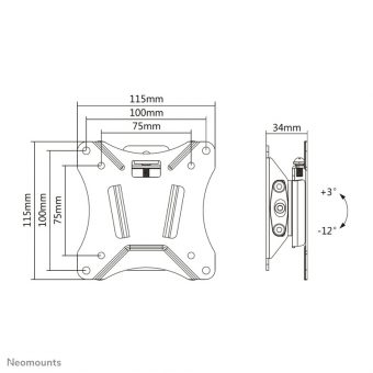 Neomounts by Newstar Select Tv wall mount NM-W60BLACK - Image 3