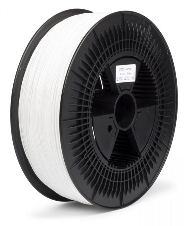 Real 3D Printer Filament PETG 2.85mm 5Kg White NLPETGSWHITE5000MM285