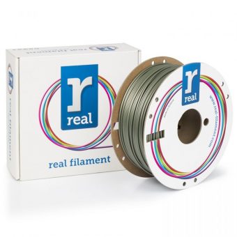 Real 3D Printer Filament PLA 2.85mm 1Kg Silver NLPLARSILVER1000MM285