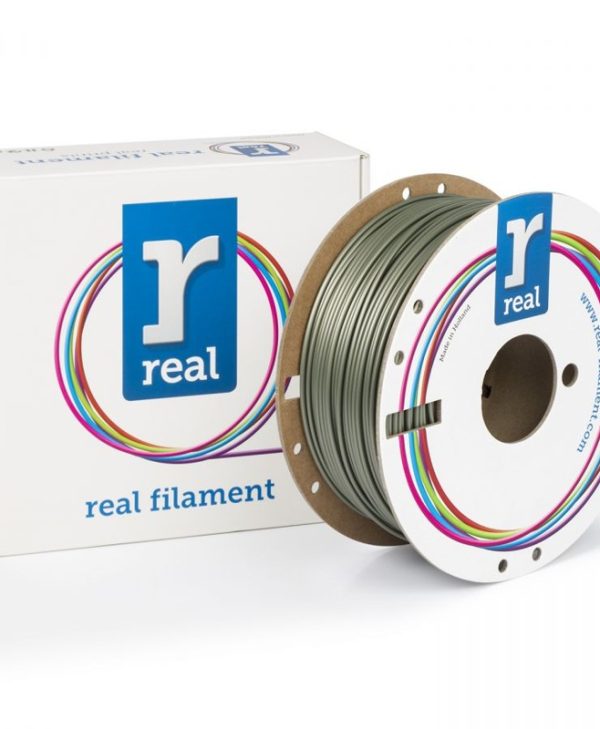 Real 3D Printer Filament PLA 2.85mm 1Kg Silver NLPLARSILVER1000MM285
