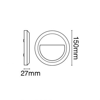 Philips MyLiving Porrima Square Matte Chrome Recessed Spot 4.5W LPH02023 8718696125243 - Image 2