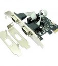 Approx 2 x Serial Ports PCI-Express LP Card appPCIE2S