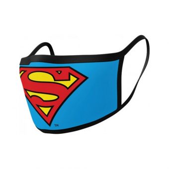 Pyramid DC Comics "Superman Logo" Face Covering Mask 2-Pack GP85559