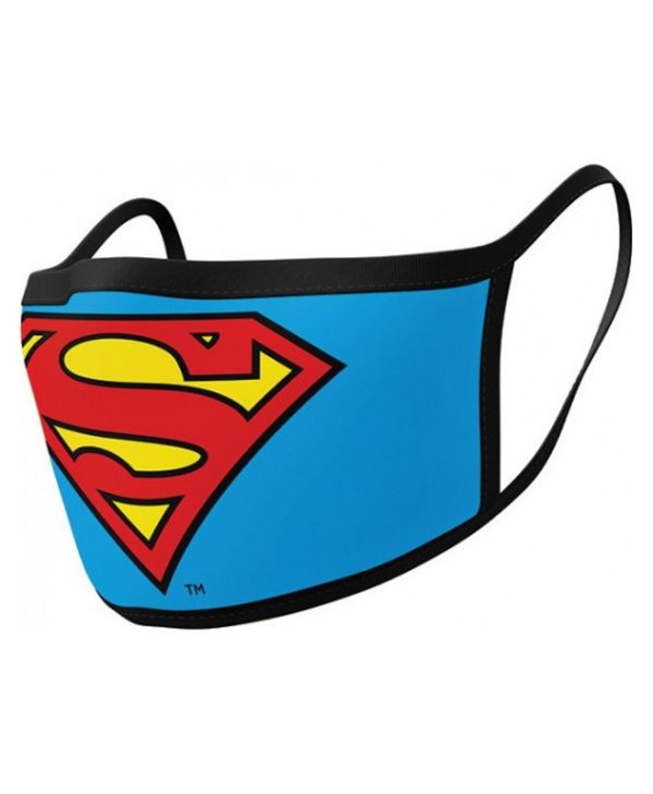 Pyramid DC Comics "Superman Logo" Face Covering Mask 2-Pack GP85559