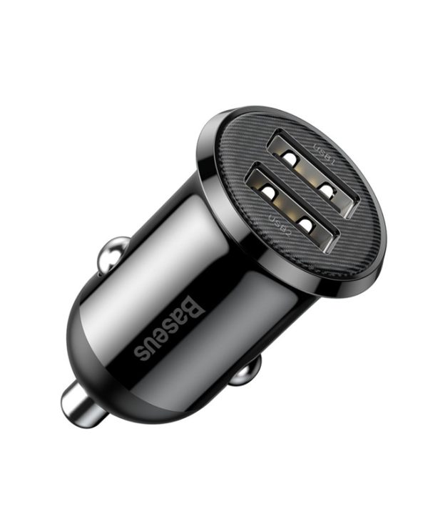 Baseus Grain Pro Car Charger Black CCALLP-01