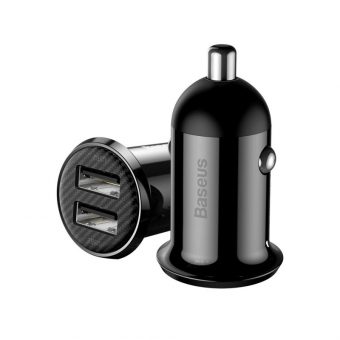 Baseus Grain Pro Car Charger Black CCALLP-01 - Image 2