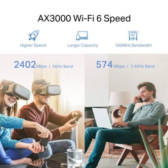 TP-LINK AX3000 Mesh WiFi 6 Extender White RE700X - Image 5