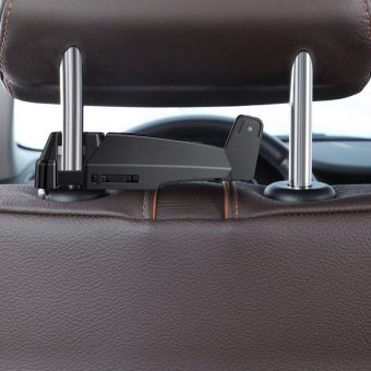 Baseus SUHZ-A01 Car Mount Back Seat Headrest Phone Bracket Holder Black - Image 8