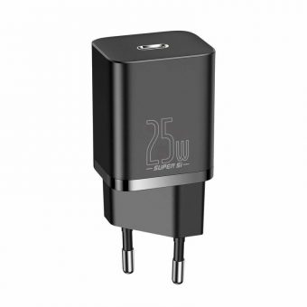 Baseus Super Si 1C Travel Charger 25W Black Without Cable CCSP020101