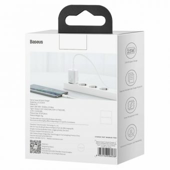 Baseus CCSP020102 Super Si 1C Travel Charger 25W xωρίς Καλώδιο White - Image 12