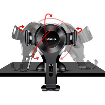Baseus Osculum Car Mount Type Gravity Black SUYL-XP01 - Image 5