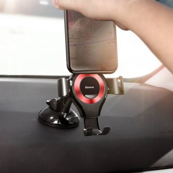 Baseus Osculum Car Mount Type Gravity Red SUYL-XP09 - Image 2