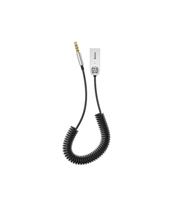 Baseus CABA01-01 Audio Adapter AUX to Bluetooth 5.0 Black 6953156290488