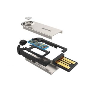 Baseus CABA01-01 Audio Adapter AUX to Bluetooth 5.0 Black 6953156290488 - Image 4
