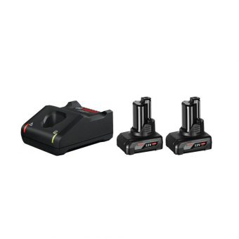 Bosch 2XΜπαταρίες Λιθίου 12V 6Ah με Φορτιστή 12V 1600A01B20