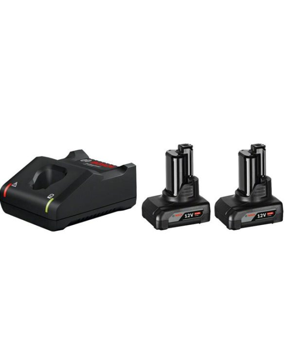 Bosch 2XΜπαταρίες Λιθίου 12V 6Ah με Φορτιστή 12V 1600A01B20
