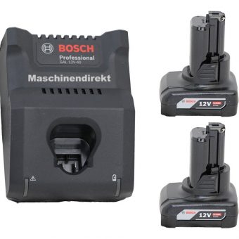 Bosch 2XΜπαταρίες Λιθίου 12V 6Ah με Φορτιστή 12V 1600A01B20 - Image 2