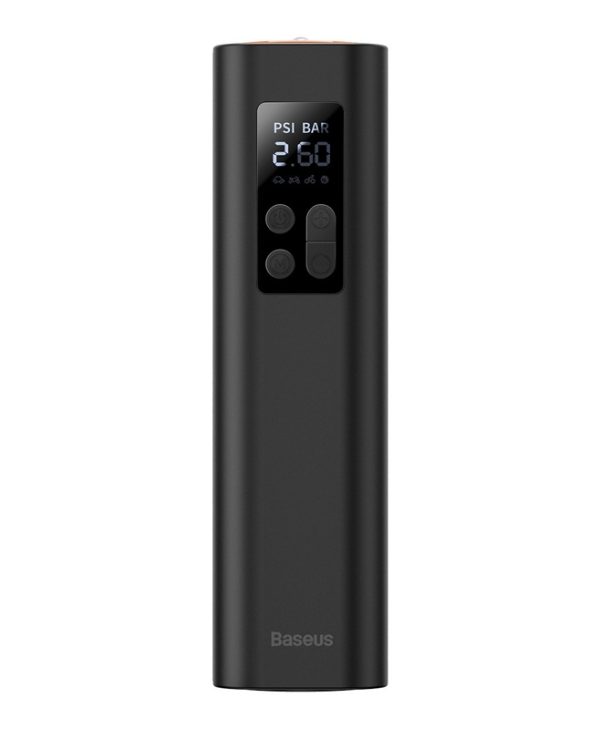Baseus CRCQ000001 Τρόμπα Αυτοκινήτου 50psi με Καλώδιο Αναπτήρα 12V Μαύρο