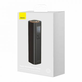 Baseus CRCQ000001 Τρόμπα Αυτοκινήτου 50psi με Καλώδιο Αναπτήρα 12V Μαύρο - Image 6