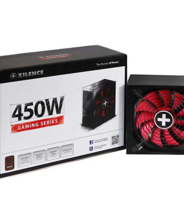 Xilence Gaming Series XP450R10 450W Non-Modular 80+ Bronze Black XN213