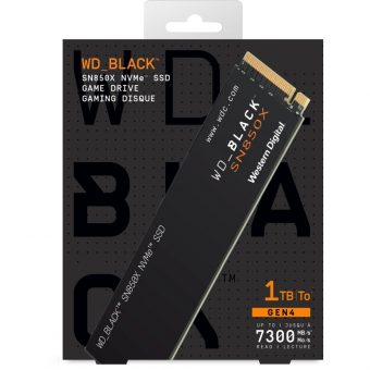 Western Digital SN850X Black 1TB M.2 2280 NVMe PCIe Gen4.0 x4 WDS100T2X0E - Image 4
