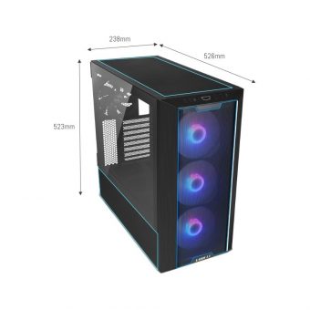 Lian Li LANCOOL III RGB Midi Tower Tempered Glass White LANCOOL 3R-W - Image 11