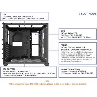 Lian Li O11 Air Mini Tower Tempered Glass White O11AMW - Image 15