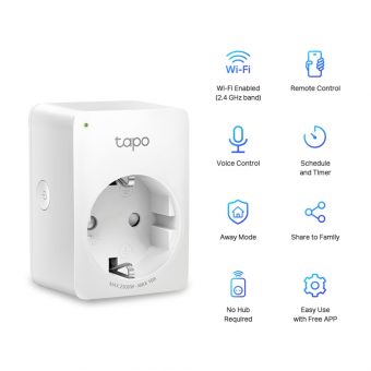TP-Link Mini Smart Wi-Fi Socket with Energy Monitoring Tapo P110 (2-PACK) - Image 2
