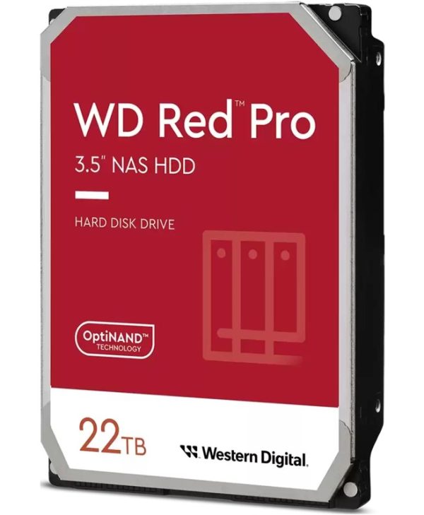 Western Digital Red Pro 22TB 3.5″ Sata III WD221KFGX