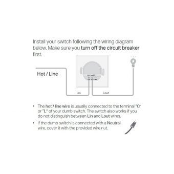 TP-Link Tapo S210 Smart Light Single Switch Ver:1.20 - Image 3
