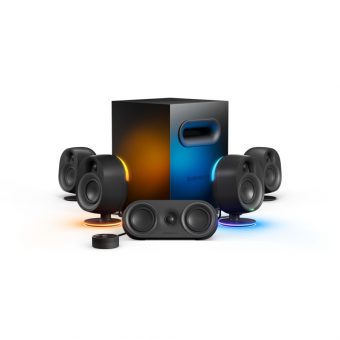 SteelSeries Arena 9 RGB 5.1 Wired/Bluetooth Speakers Black 61549