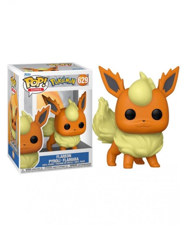Funko Pop! Games: Pokemon - Flareon Pyroli - Flamara #629 Vinyl Figure 889698650427