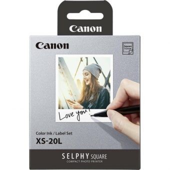 Canon 4119C002AA XS-20L Φωτογραφικό Χαρτί Selphy Square 7.2x8.5 20 Φύλλα 4549292158212