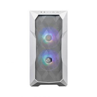 CoolerMaster MasterBox TD300 Mesh ARGB Mini Tower Tempered Glass White TD300-WGNN-S00 - Image 2