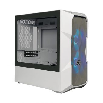 CoolerMaster MasterBox TD300 Mesh ARGB Mini Tower Tempered Glass White TD300-WGNN-S00 - Image 4