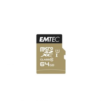 Emtec 64GB MicroSDXC UHS-I U1 EliteGold ECMSDM64GXC10GP