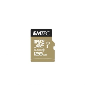 Emtec 128GB MicroSDXC UHS-I U1 EliteGold ECMSDM128GXC10GP