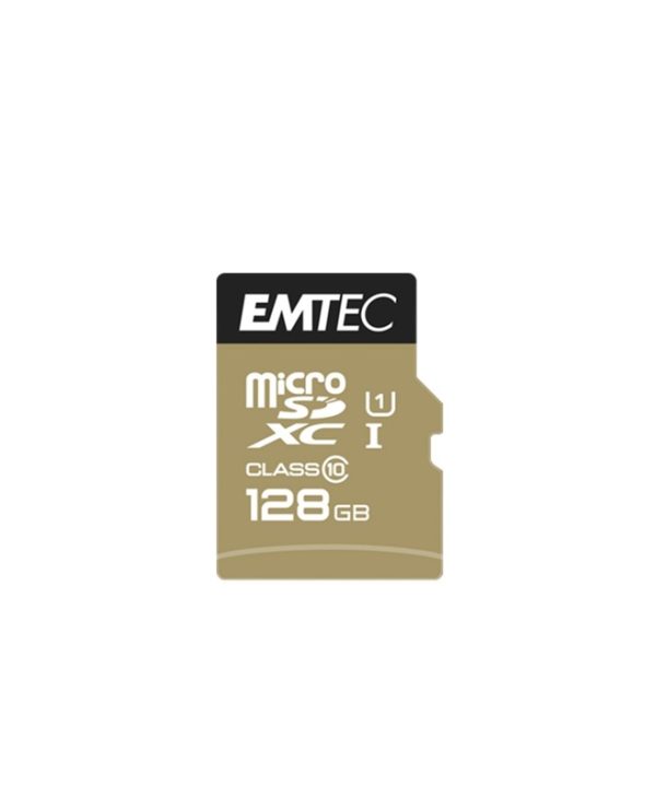 Emtec 128GB MicroSDXC UHS-I U1 EliteGold ECMSDM128GXC10GP