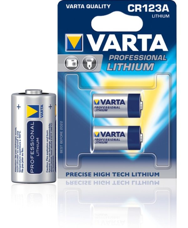 Varta 06205301402 Μπαταρία Λιθίου CR123A 3V 2pc 4008496537327