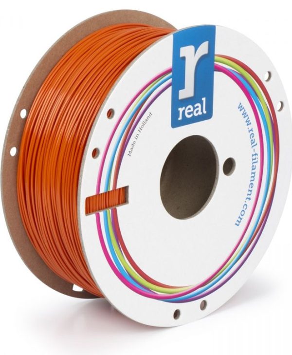 Real 3D Printer Filament PETG 2.85mm 1Kg Orange NLPETGRORANGE1000MM285