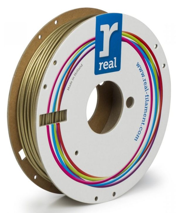 Real 3D Printer Filament PLA SPARKLE 2.85mm 0.5Kg Sparkle Gold Metal NLPLASPRKGOLD500MM285