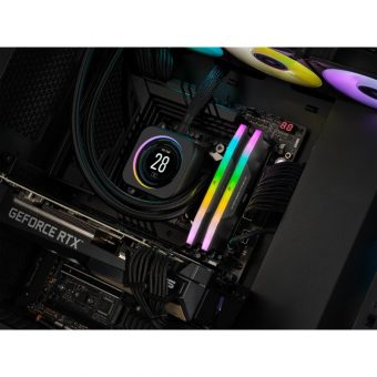 Corsair Vengeance RGB 32GB (2 x 16GB) 5600MHz CL40 DDR5 Black CMH32GX5M2B5600C40K - Image 6