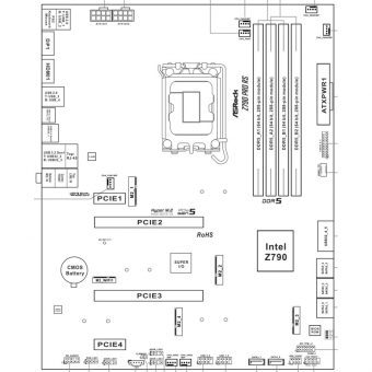 ASRock Z790 Pro RS 90-MXBK40-A0UAYZ - Image 5