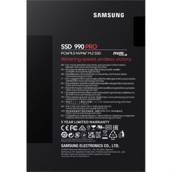 Samsung 990 Pro 1TB M.2 2280 PCIe Gen4x4 MZ-V9P1T0BW - Image 6